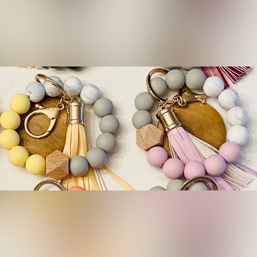 Beaded wristlets